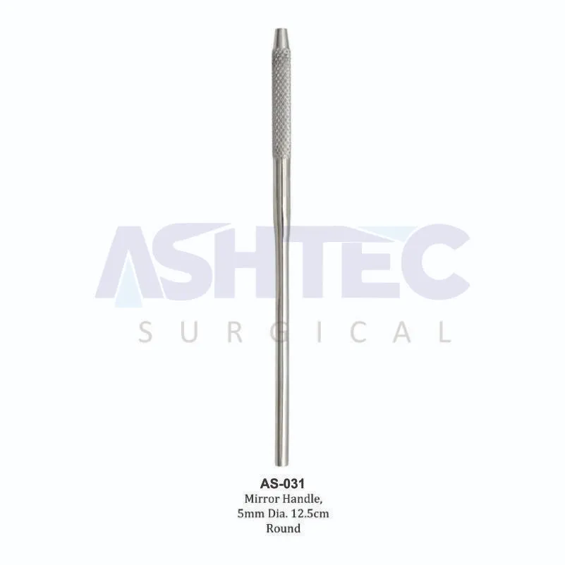 Mirror Handle, 5mm Dia. 12.5cm Round