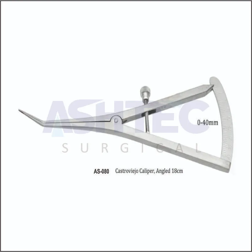 Castroviejo Caliper, Angled 18cm