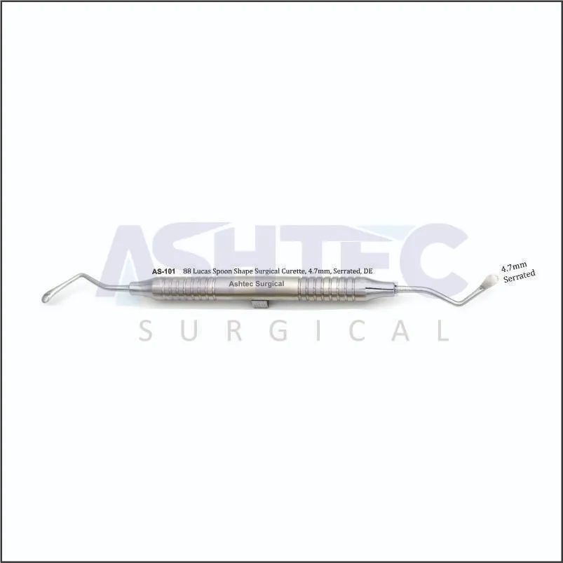 88 Lucas Spoon Shape Surgical Curette,4.7mm,Serrated, DE