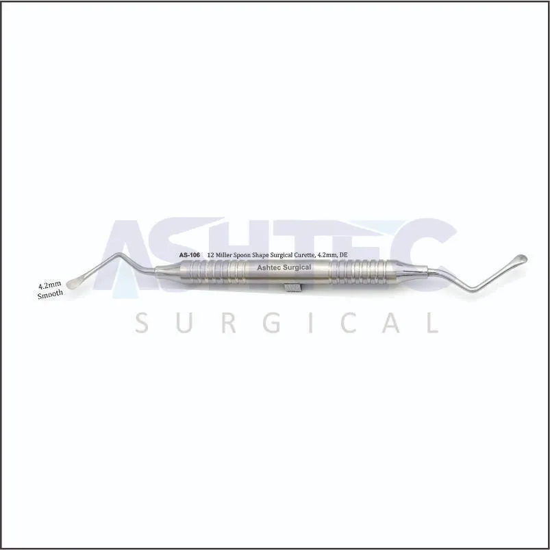 12 Miller Spoon Shape Surgical Curette, 4.2mm. DE