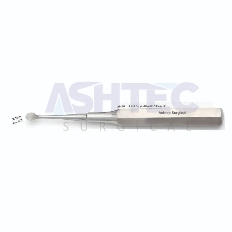 4 Molt Surgical Curette, 7.0mm, SE