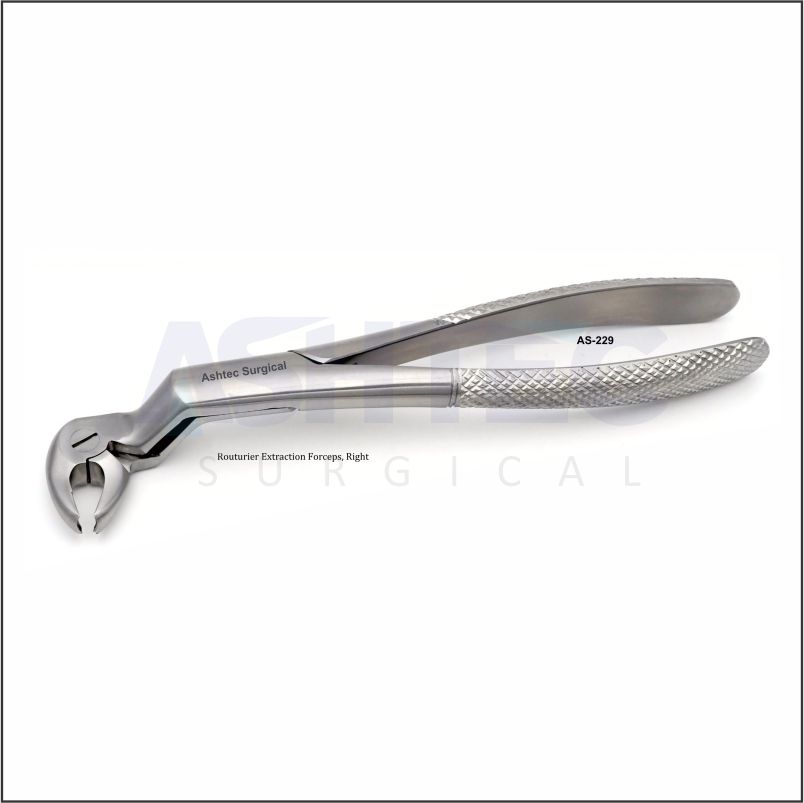 Routurier Extraction Forceps, Right