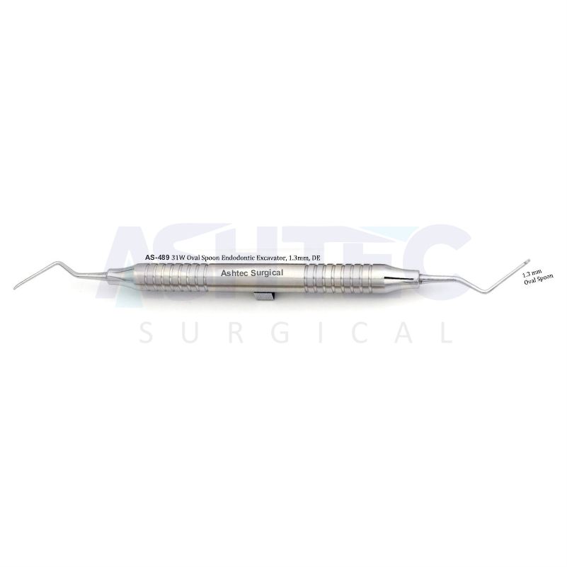 31W Oval Spoon Endodontic Excavator, 1.3mm, DE