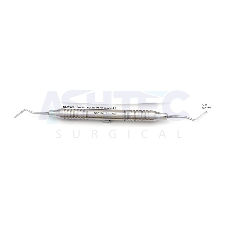 S1-1 Serrated Gingival Card Packer, 3mm, DE